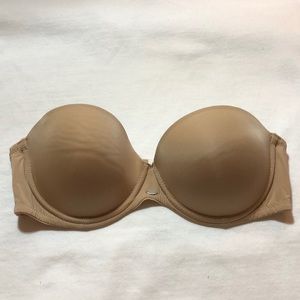 Calvin Klein nude strapless bra